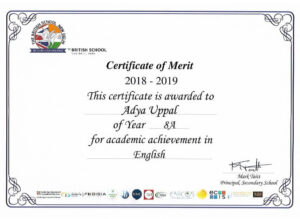 Grade 8-Academic Achievement in English